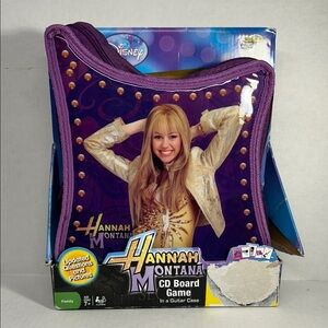 Disney Hannah Montana Purple and Gold CD Board Game